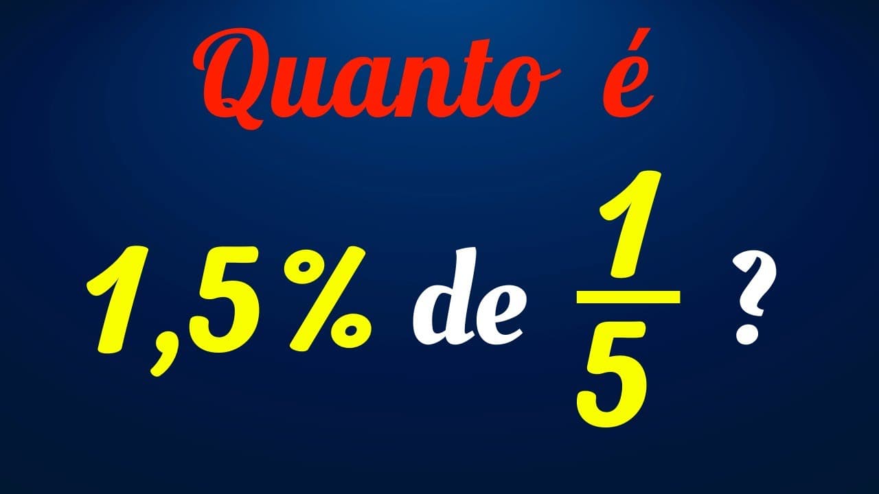Thumbnail: 🤯PORCENTAGEM E FRAÇÃO!! VEM APRENDER AGORA!!  Matemática básica todo dia.📚🚀