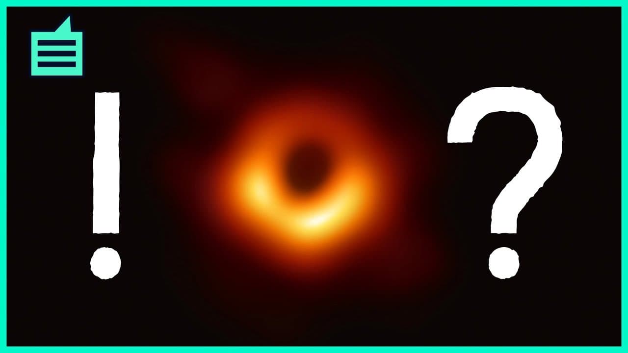 Thumbnail: a foto NÃO é de um buraco negro
