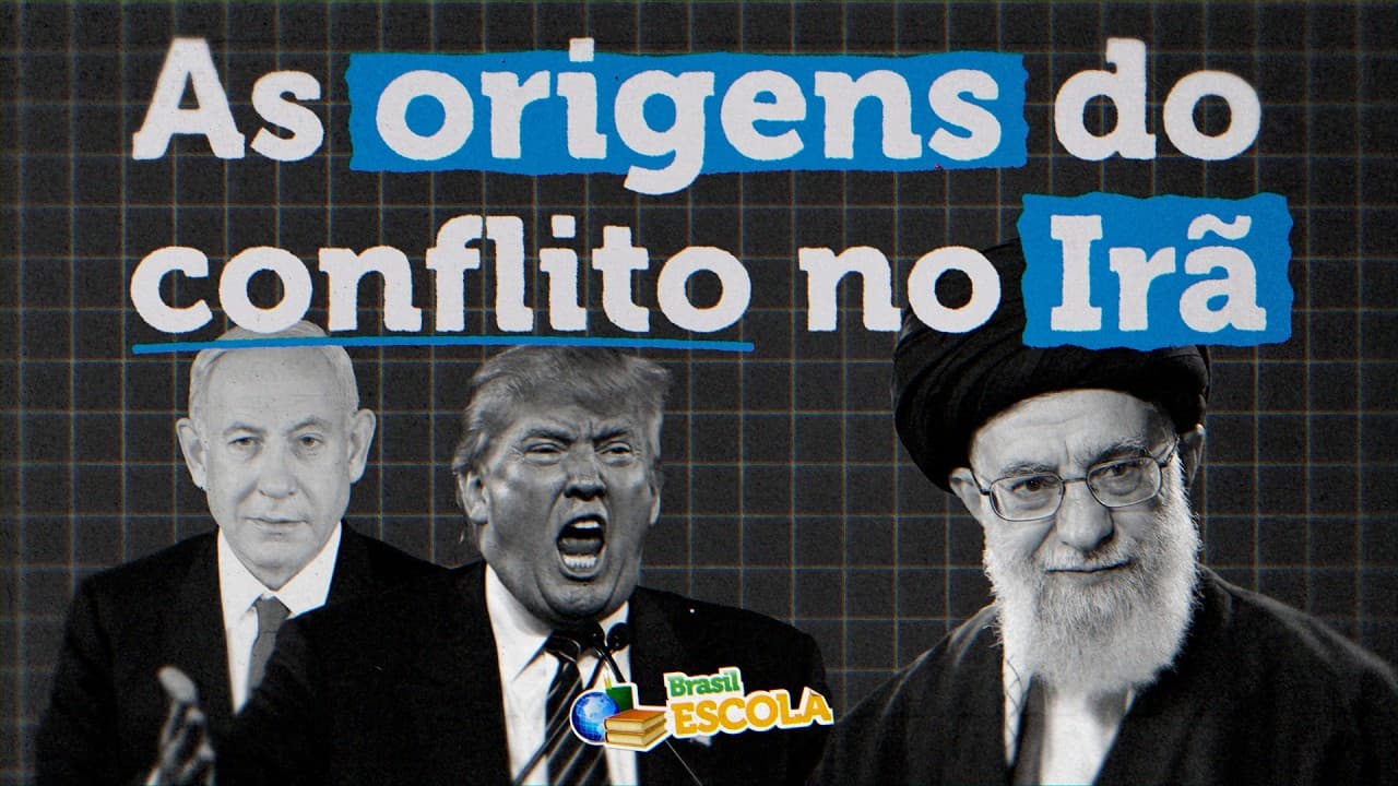 Thumbnail: As origens do conflito no Irã - Brasil Escola