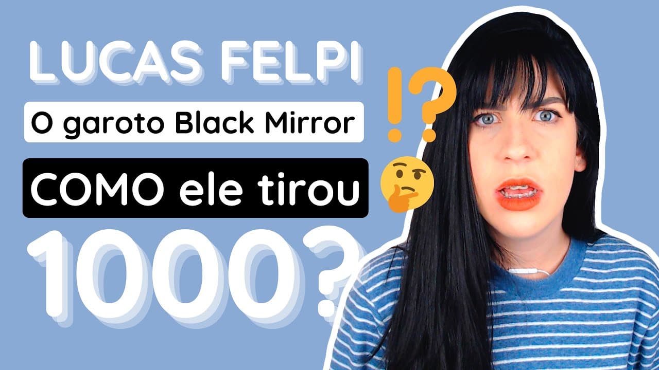 Thumbnail: Analisando a redação nota MIL do Lucas Felpi