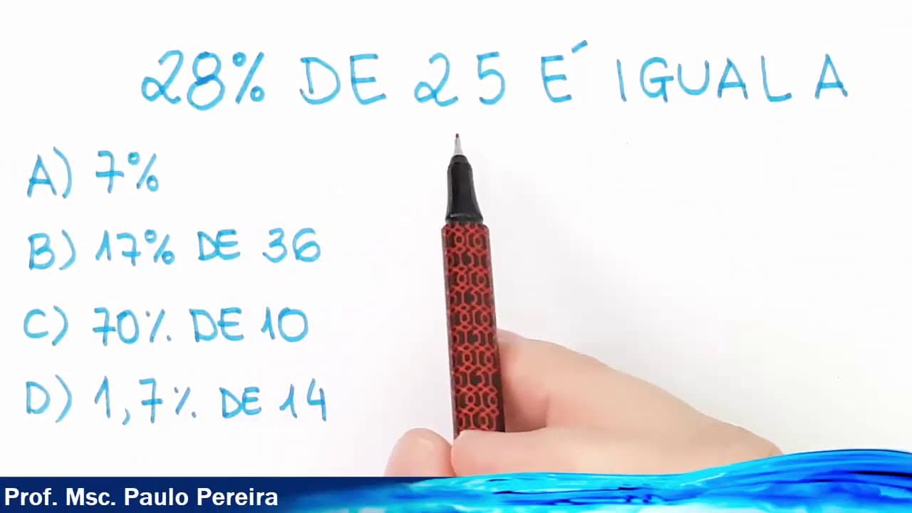Thumbnail: 🔥 HELP MATEMÁTICA BÁSICA - Porcentagem  #75