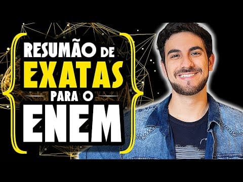 Thumbnail da aula: MEGA REVISÃO COMPLETA DE EXATAS PARA O ENEM || Umberto Mannarino :))