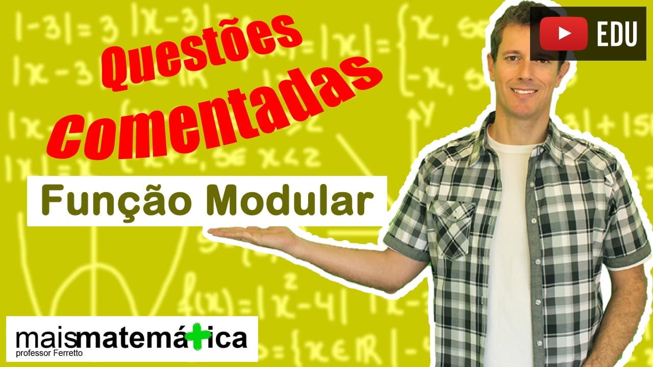 Thumbnail: Questões Comentadas: Função Modular - Parte 1