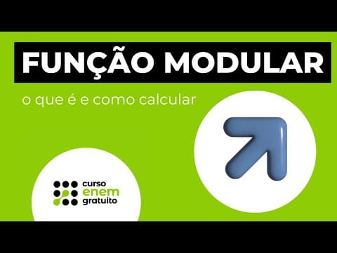 Thumbnail da aula: FUNÇÃO MODULAR: o que é e como calcular | Matemática |  Prof. Lucas Borguezan