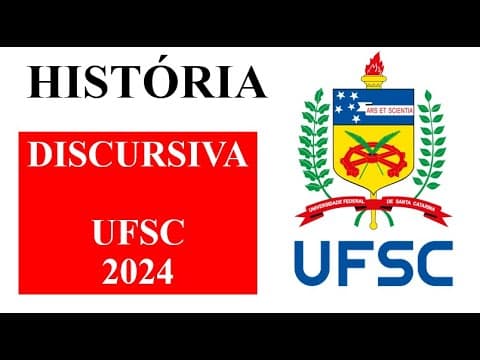 Thumbnail da aula: CORREÇÃO VESTIBULAR UFSC 2024 [QUESTÃO DISCURSIVA]