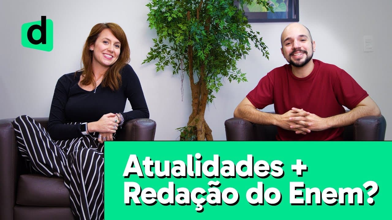 Thumbnail: 3 TEMAS DE ATUALIDADES QUE VOCÊ PODE USAR NA REDAÇÃO DO ENEM | PLANTÃO DESCOMPLICA