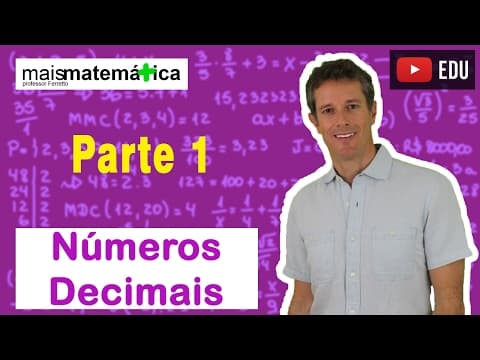 Thumbnail da aula: Matemática Básica - Aula 14 - Números decimais (parte 1)