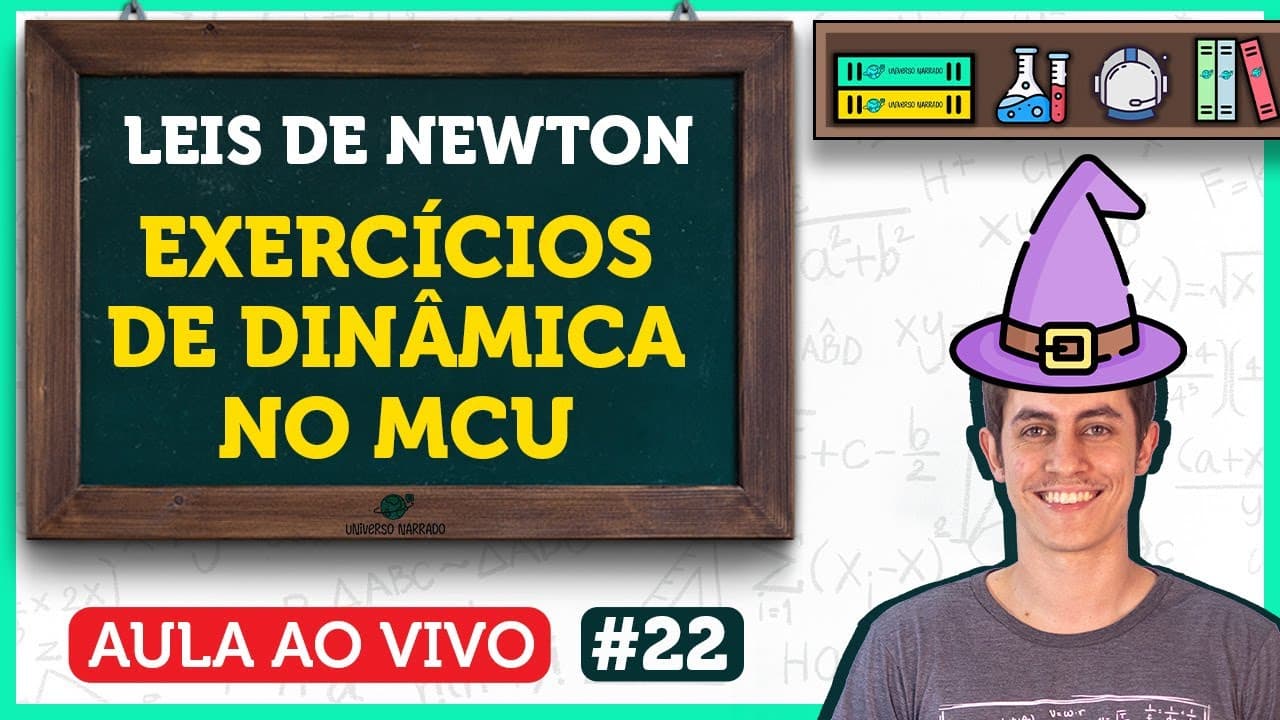 Thumbnail: Leis de Newton: Dinâmica no Movimento Circular | Aula de Física: MILITARES | LIVE22