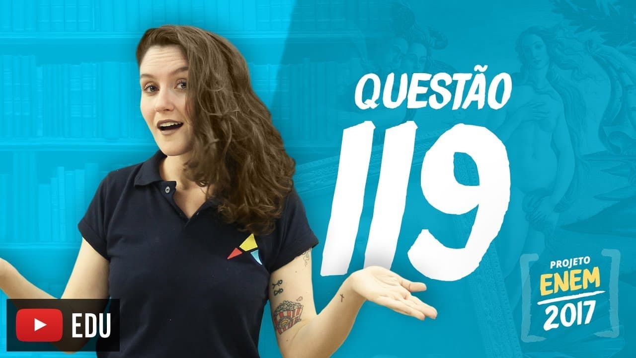 Thumbnail: Questões Enem 2016 - Linguagens | Questão 119 (Caderno Rosa)