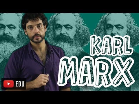 Thumbnail da aula: AULA SOCIOLOGIA - Quem é Karl Marx? Classes sociais - STOODI