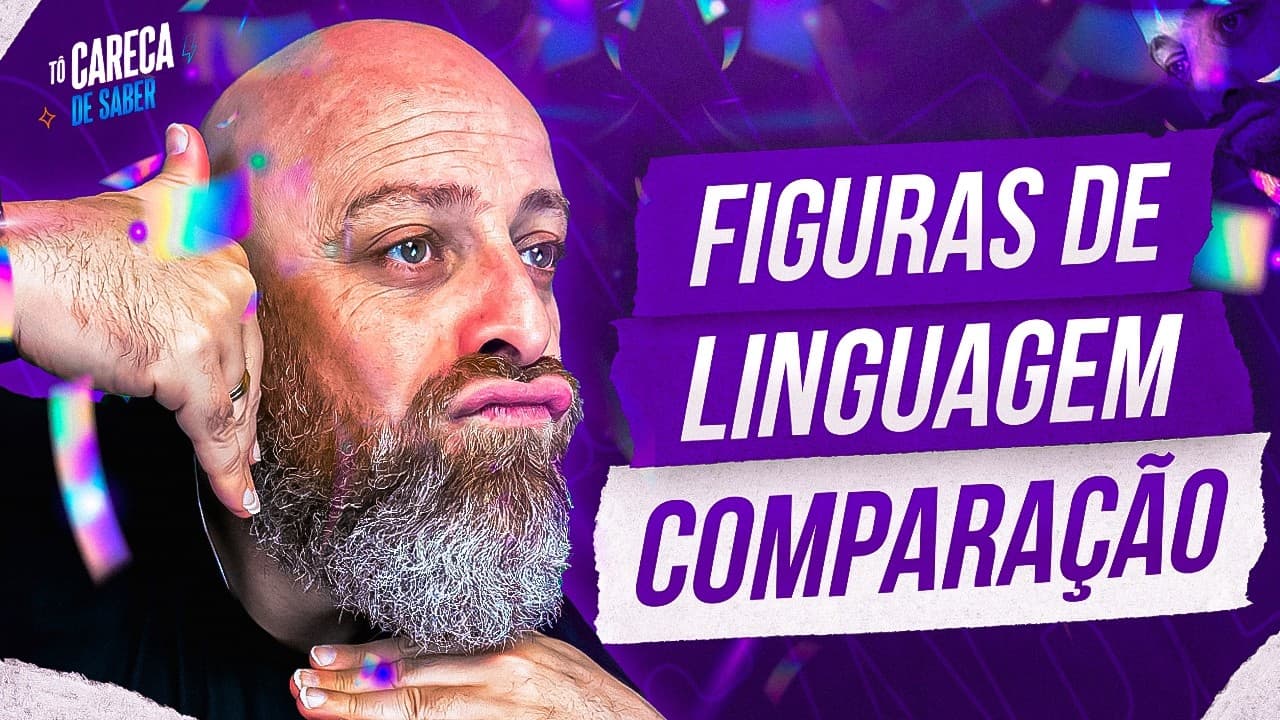 Thumbnail: Figuras de Linguagem - Comparação [Professor Noslen]