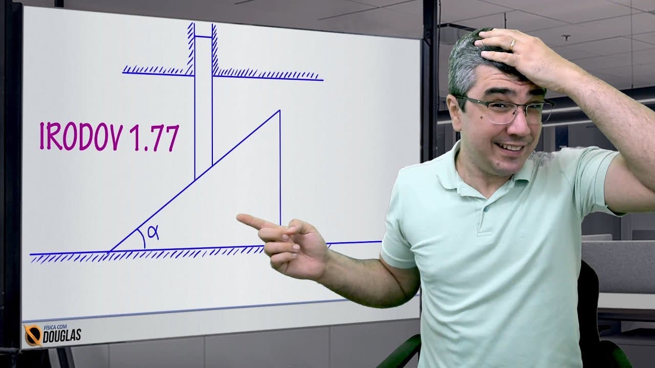 Thumbnail: Questão nível olímpico de Mecânica do Irodov 1.77 | ITA IME Olimpíada de Física