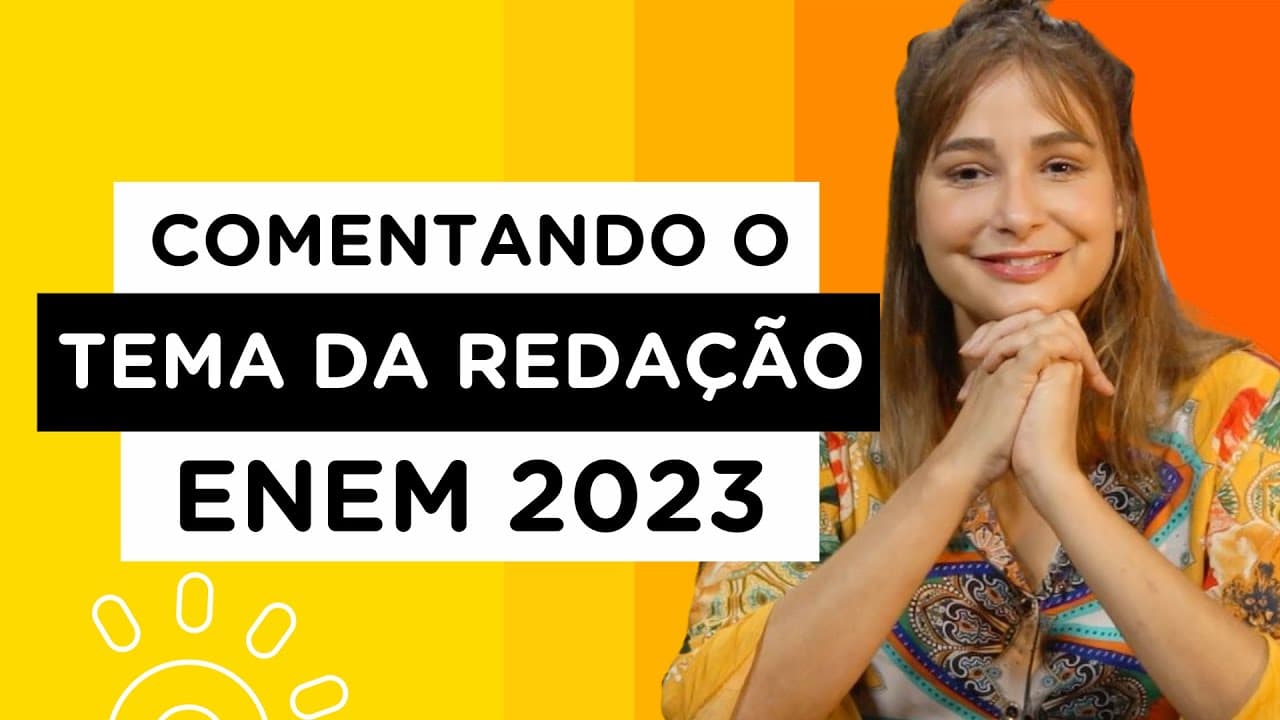 Thumbnail: Redação ENEM 2023 | Enfrentamento da invisibilidade do trabalho de cuidado realizado pela mulher