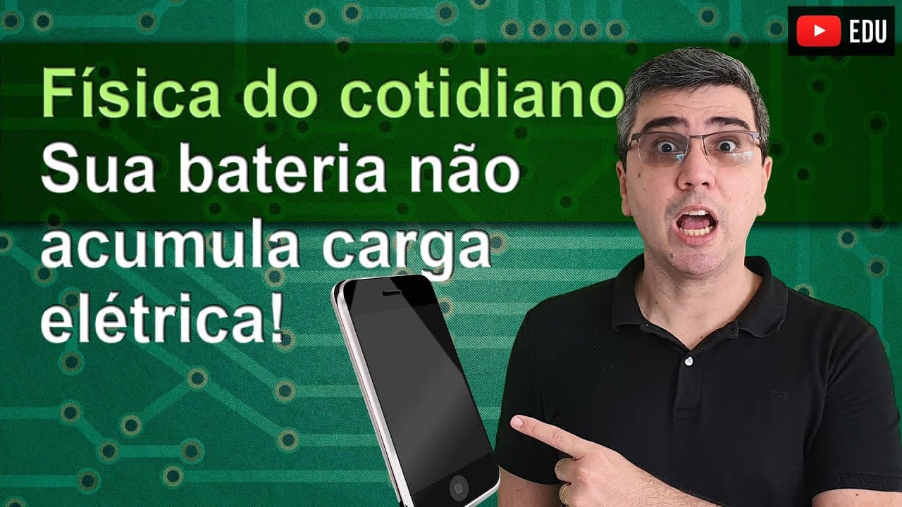 Thumbnail: Qual a diferença entre carga elétrica e energia elétrica? 🤔