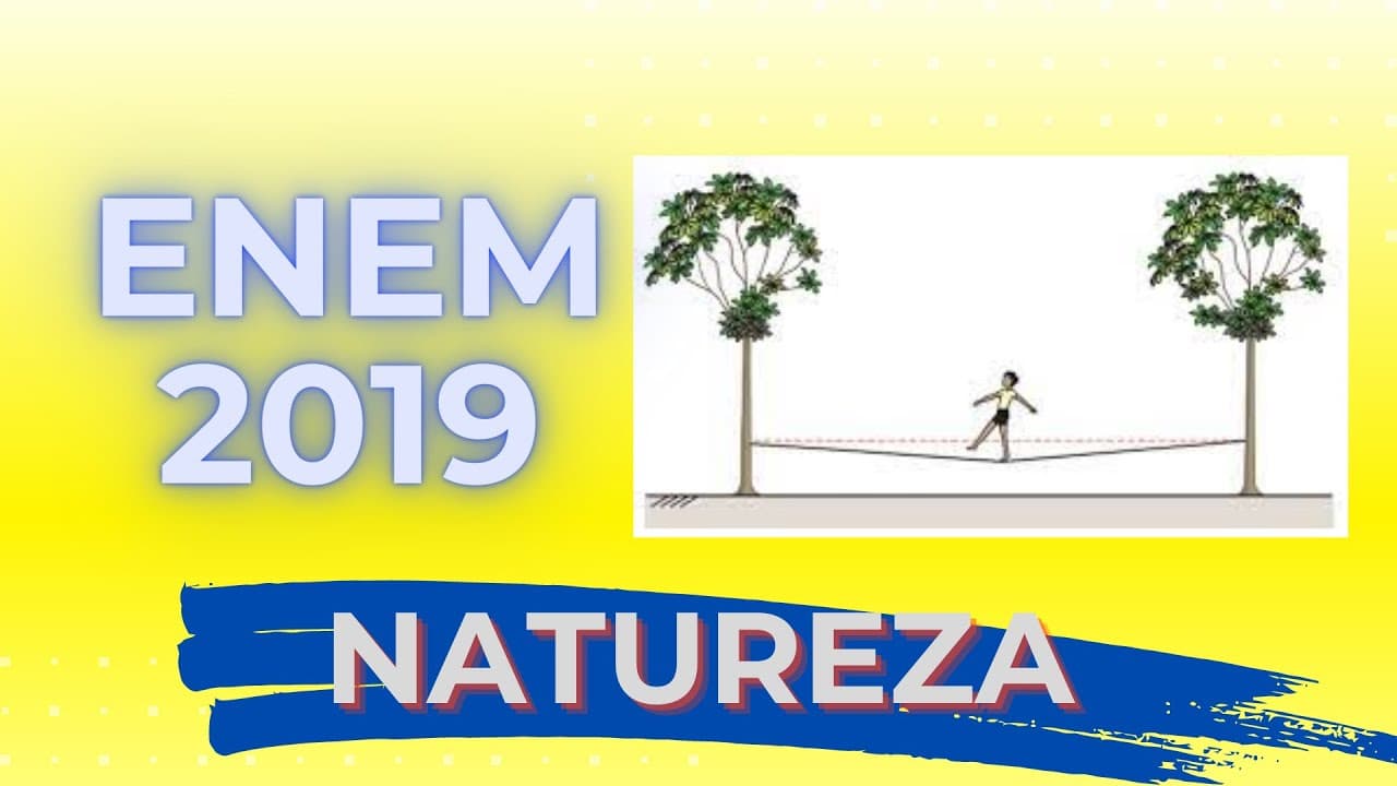 Thumbnail: ENEM 2019 - Slackline é um esporte no qual o atleta deve se equilibrar