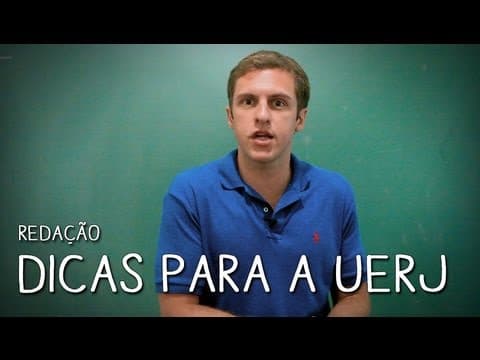 Thumbnail da aula: Qual é o perfil de redação da Uerj? - Aula ao Vivo: Redação | Descomplica