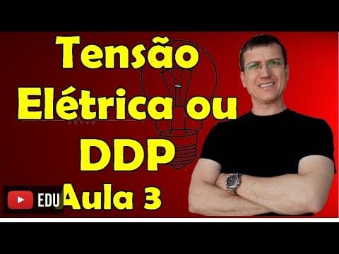 Thumbnail da aula: Tensão ou DDP e Potência Elétrica - Eletrodinâmica - Aula 3 - FPV - Prof. Marcelo Boaro