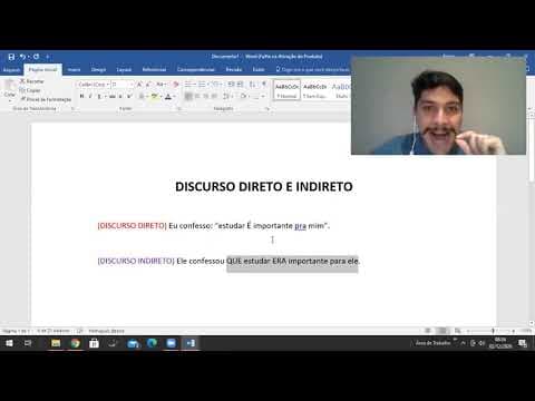 Thumbnail da aula: UFRGS Português - Discurso Direto e Indireto