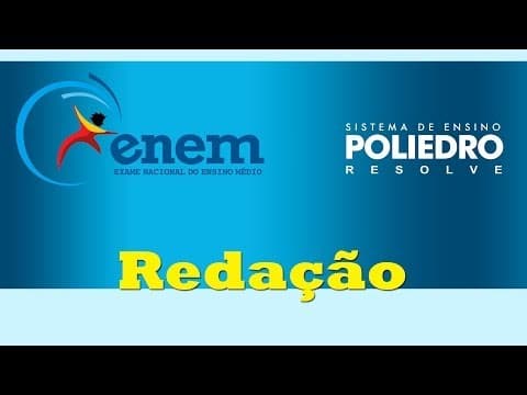Thumbnail da aula: Poliedro Resolve Enem 2013 - Redação