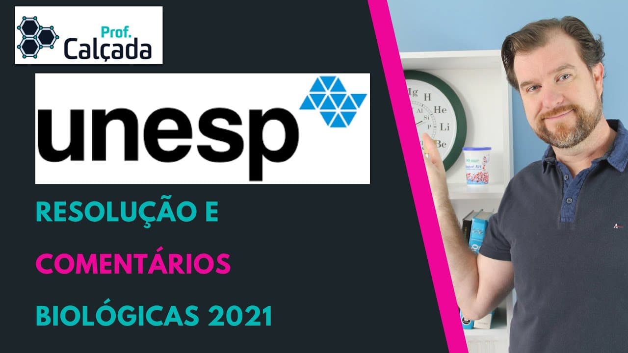 Thumbnail: RESOLUÇÃO UNESP 2021 BIOLÓGICAS