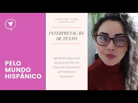 Thumbnail da aula: Interpretação de texto espanhol - Dicas #enem #ufrgs #proficiencia