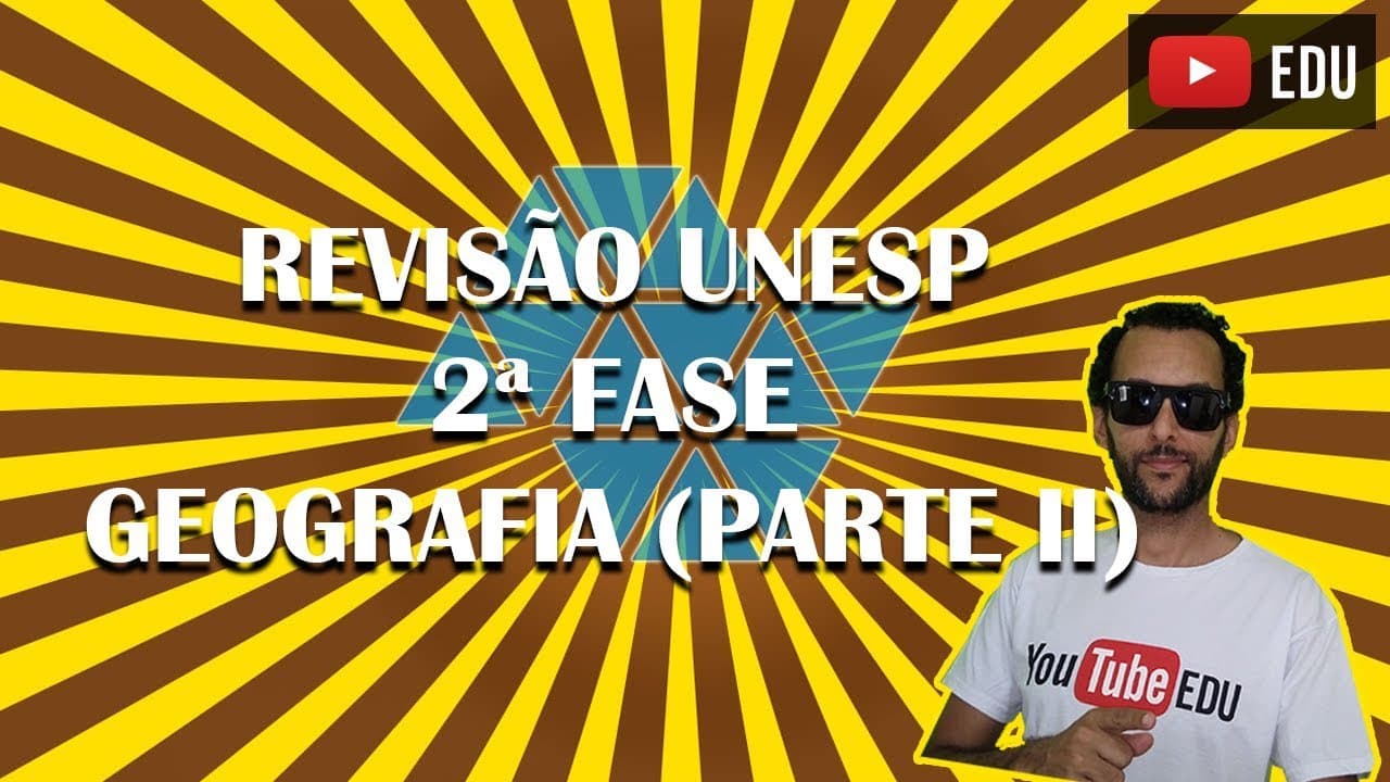 Thumbnail: Revisão UNESP 2ª fase (Parte II) Geografia