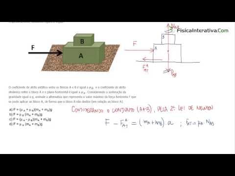 Thumbnail da aula: Aplicações das leis de Newton - Exercício resolvido 8