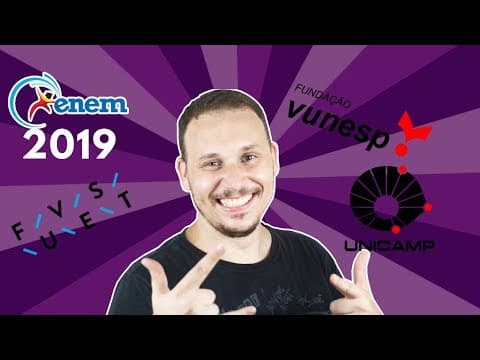 Thumbnail da aula: TUDO ESSA SEMANA: VESTIBULARES ESTADUAIS E ENEM 2019.