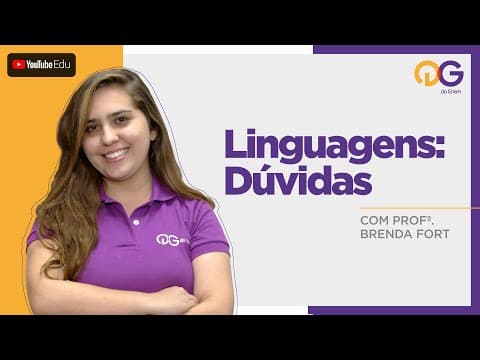 Thumbnail da aula: Linguagens com Brenda Fort