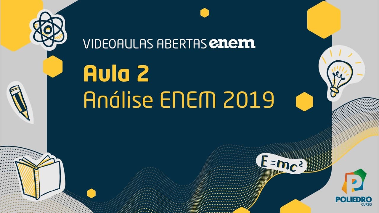 Thumbnail: Videoaulas Poliedro | Enem | Análise Enem 2019 - Parte 2