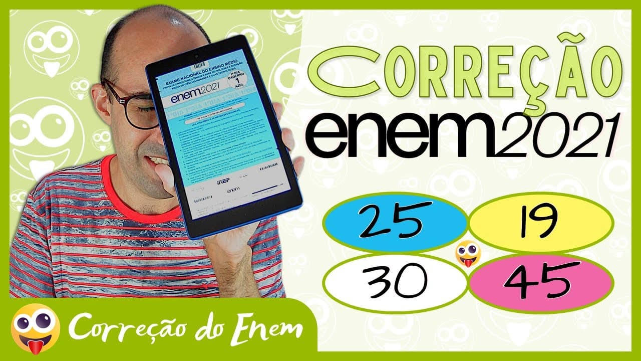 Thumbnail: [CORREÇÃO DO ENEM] Questão 25 - Enem 2021 - Prova azul ▷ O delegado e a mulher do vizinho