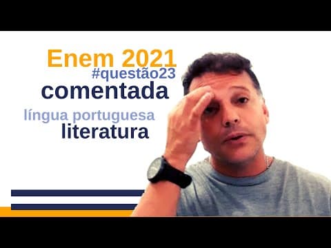 Thumbnail da aula: #Enem: questão comentada de língua portuguesa - literatura