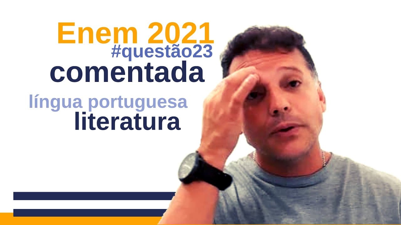 Thumbnail: #Enem: questão comentada de língua portuguesa - literatura