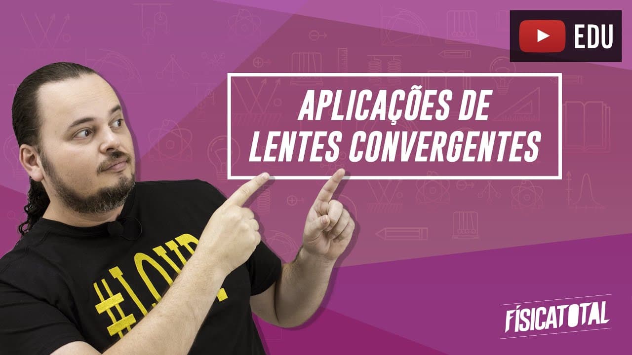Thumbnail: Aplicações de lentes convergentes | óptica geométrica | Física em Questões 187