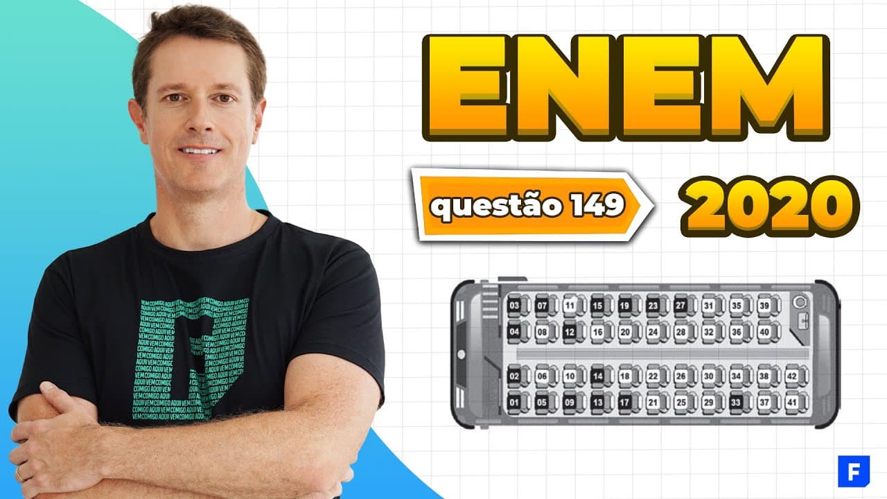 Thumbnail: 🔵 QUESTÃO 149 (PROVA AMARELA) - Matemática ENEM 2020: Vendas de Passagens