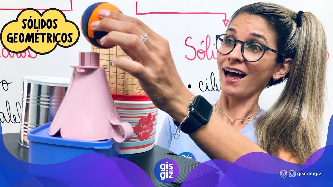 Thumbnail: SÓLIDOS GEOMÉTRICOS | POLIEDROS E NÃO POLIEDROS | \Prof. Gis/