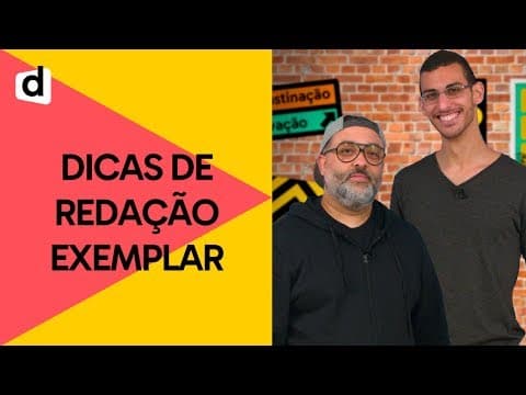 Thumbnail da aula: REDAÇÃO ENEM: DICAS DE QUEM FEZ UMA REDAÇÃO EXEMPLAR | PLANTÃO DESCOMPLICA