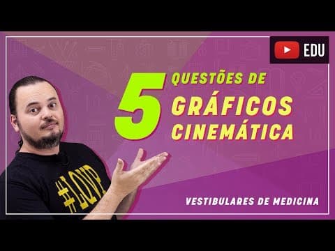 Thumbnail da aula: MRU | MUV | MRUV | análise de gráficos | Questões resolvidas | MED 005