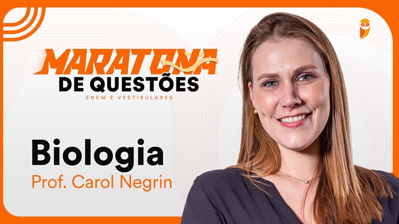 Thumbnail: Correção de Biologia - ENEM PARÁ 2025 - Prof. Carol Negrin