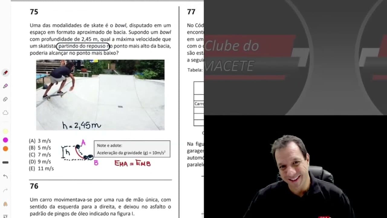 Thumbnail: Questão 75 | FUVEST 2024 | Física