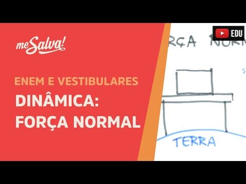 Thumbnail da aula: Força Normal - Dinâmica | ENEM e Vestibulares | Me Salva!