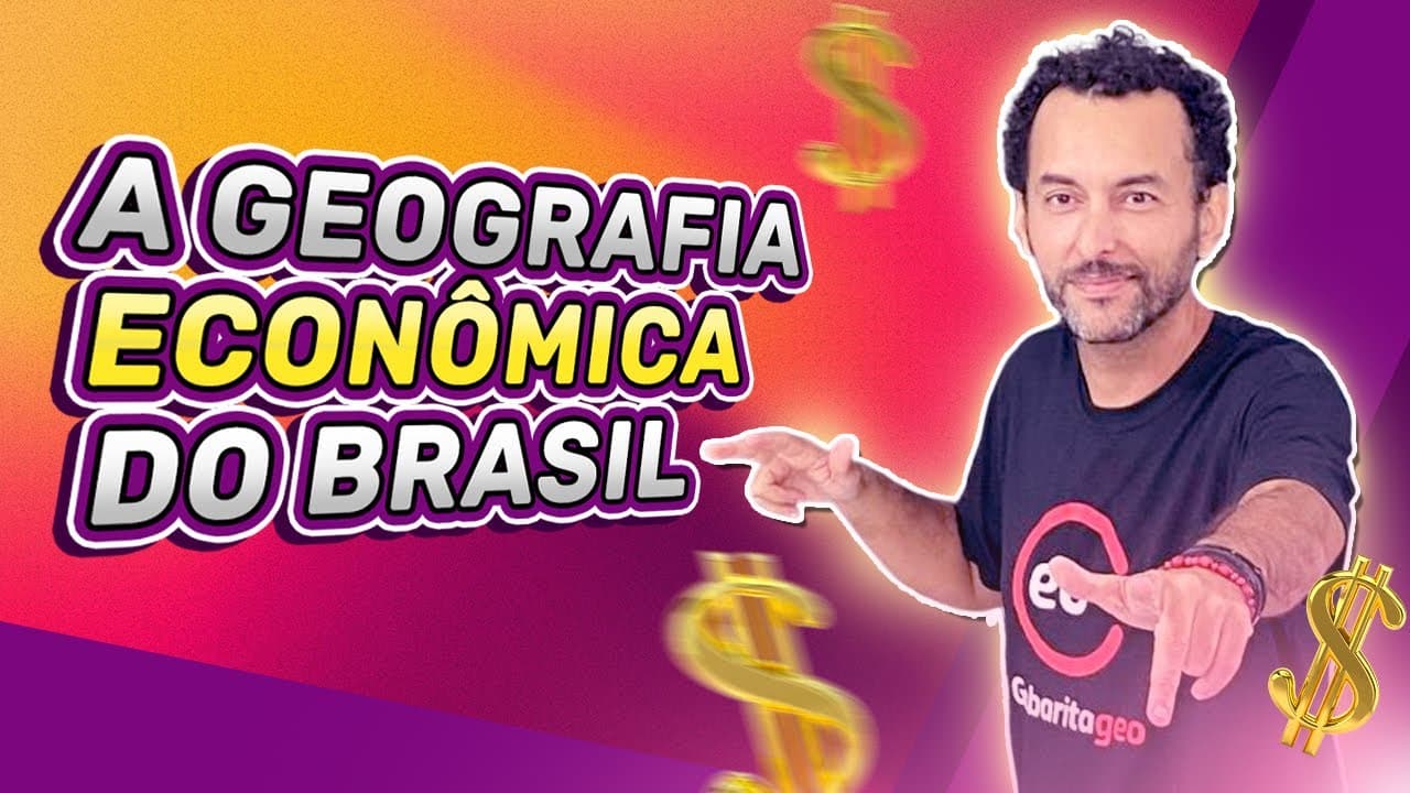 Thumbnail: GEOGRAFIA ECONÔMICA DO BRASIL | AULA COMPLETA | JeanGrafia
