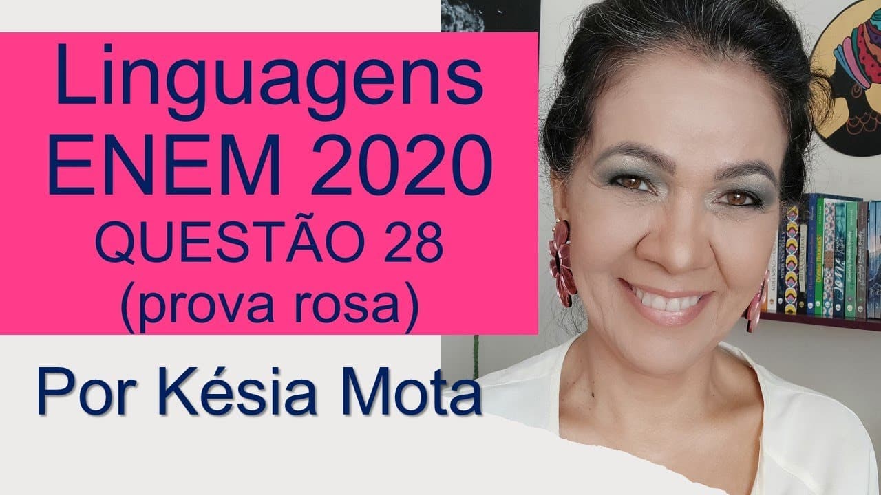 Thumbnail: Questão 28 do ENEM 2020 (prova rosa)