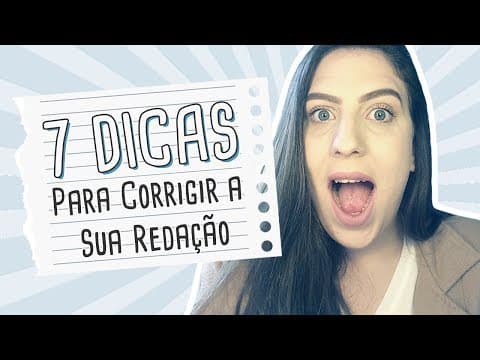 Thumbnail da aula: Como corrigir sua própria redação
