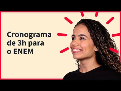 Thumbnail da aula: Siga essa rotina de estudos até o ENEM | ProEnem