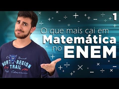 Thumbnail da aula: O QUE MAIS CAI EM MATEMÁTICA NO ENEM: Revisão ENEM 2020