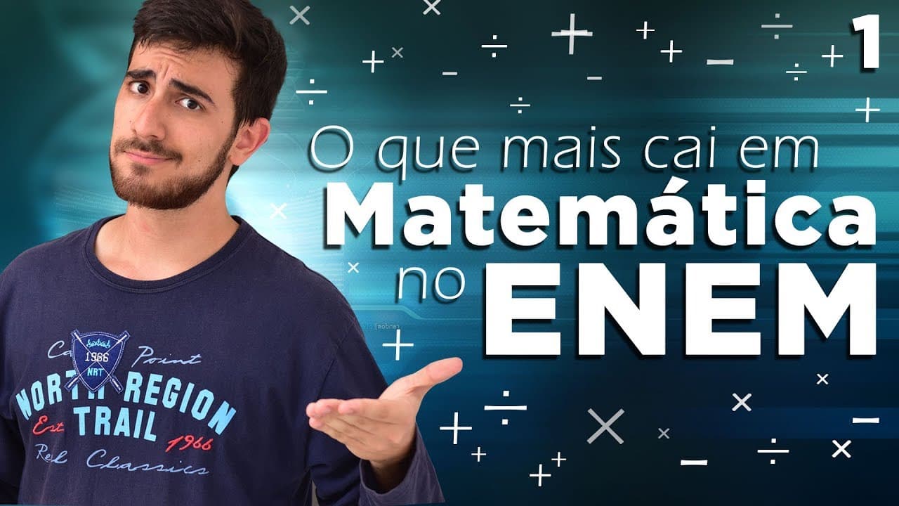 Thumbnail: O QUE MAIS CAI EM MATEMÁTICA NO ENEM: Revisão ENEM 2020