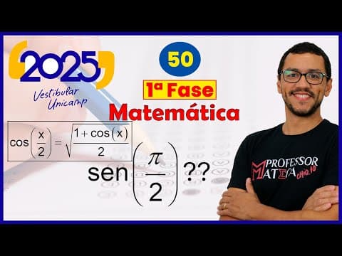 Thumbnail da aula: Questão 50 UNICAMP 2025 | Arco Metade | Resolução Matemática 1ª Fase #unicamp2025