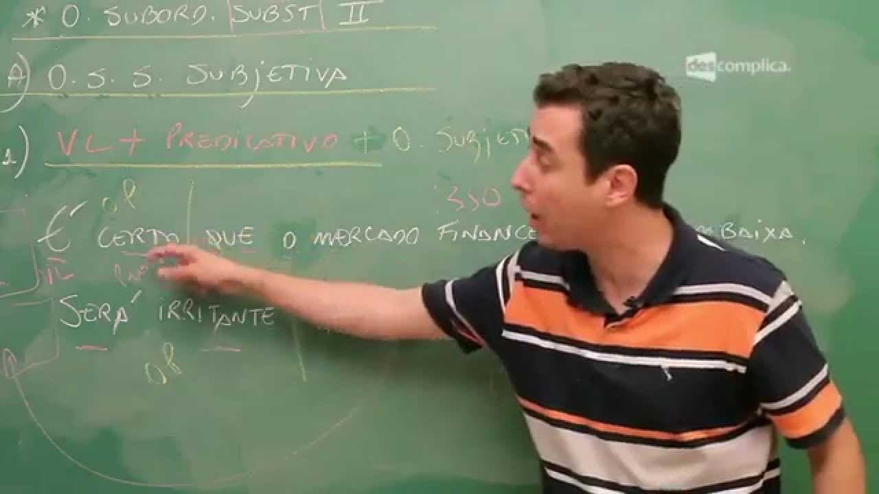 Thumbnail: Período Composto: Subordinação Substantiva 2  - Extensivo Português | Descomplica