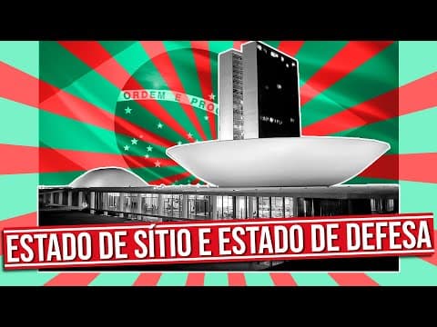 Thumbnail da aula: O QUE É ESTADO DE SÍTIO E ESTADO DE DEFESA?